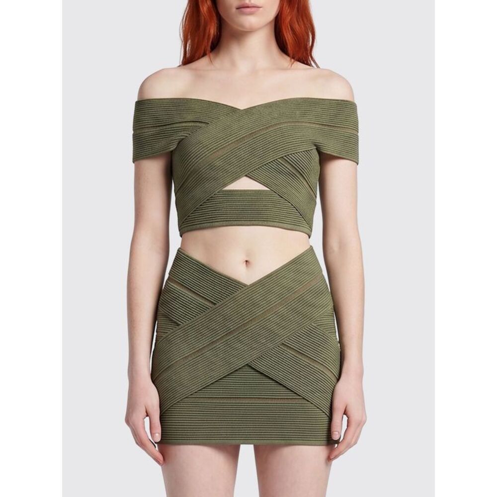 Balmain Top Woman Green